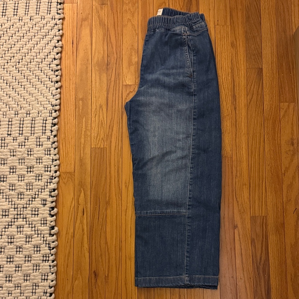 The Izzie Relaxed Pull-on Barrel Jeans by Pilot